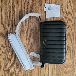 Coach Nolita 19 Linear Quilting Black